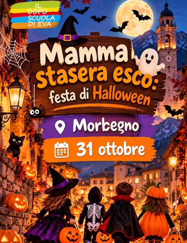 Immagine Evento Mamma stasera esco: festa di Halloween | Calendario Valtellinese