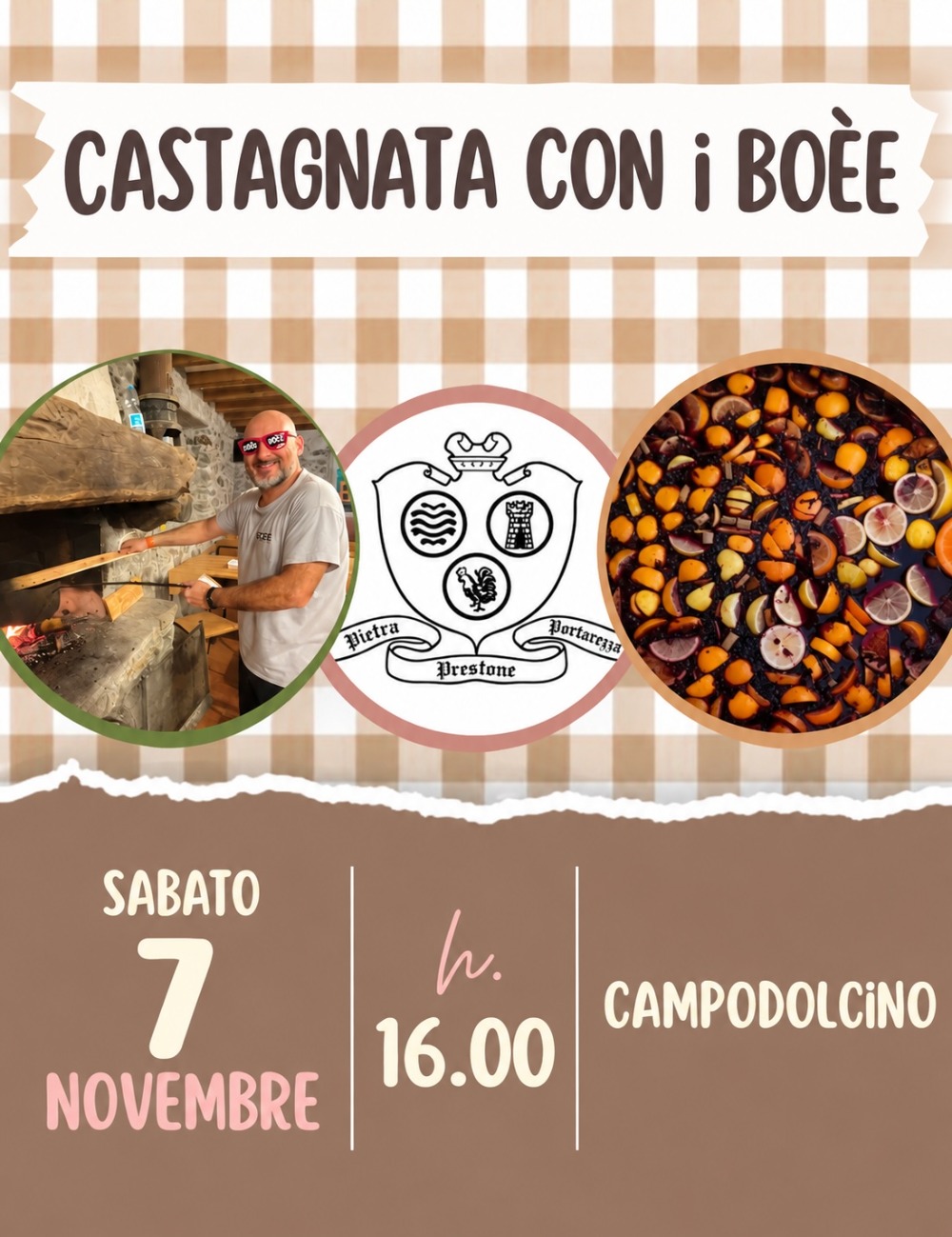 Immagine Evento Castagnata con i Boèe | Calendario Valtellinese