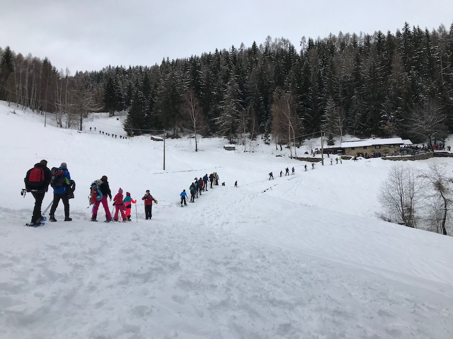 Ho ciaspolato al Gusta e Vai | Blog di Valendario Valtellinese