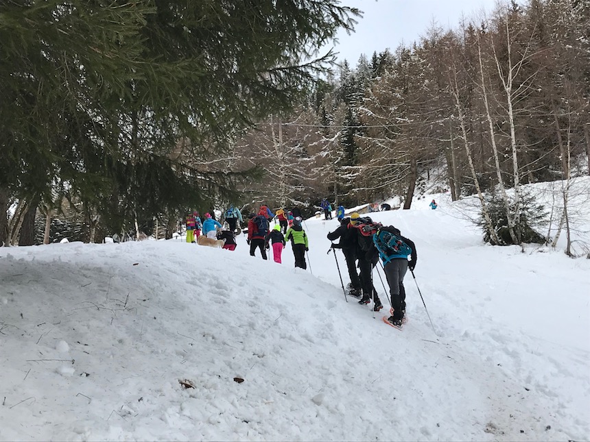 Ho ciaspolato al Gusta e Vai | Blog di Valendario Valtellinese