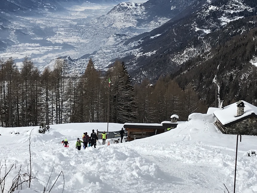 Ho ciaspolato al Gusta e Vai | Blog di Valendario Valtellinese