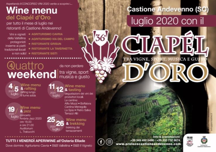 Un Ciapèl d'Oro davvero speciale per il 2020 | Blog di Valendario Valtellinese