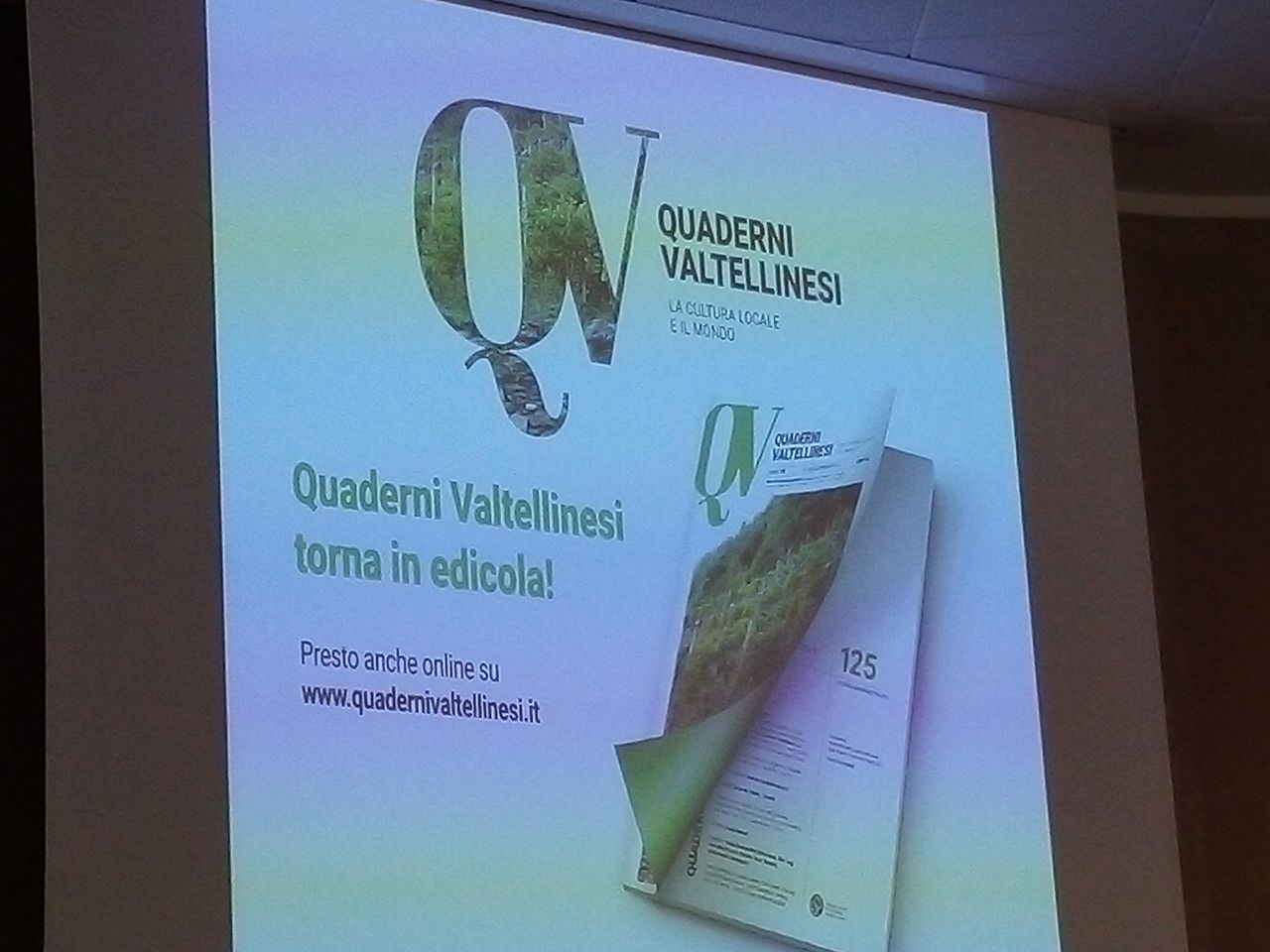 Una iniezione di rinnovamento per Quaderni Valtellinesi | Blog di Valendario Valtellinese