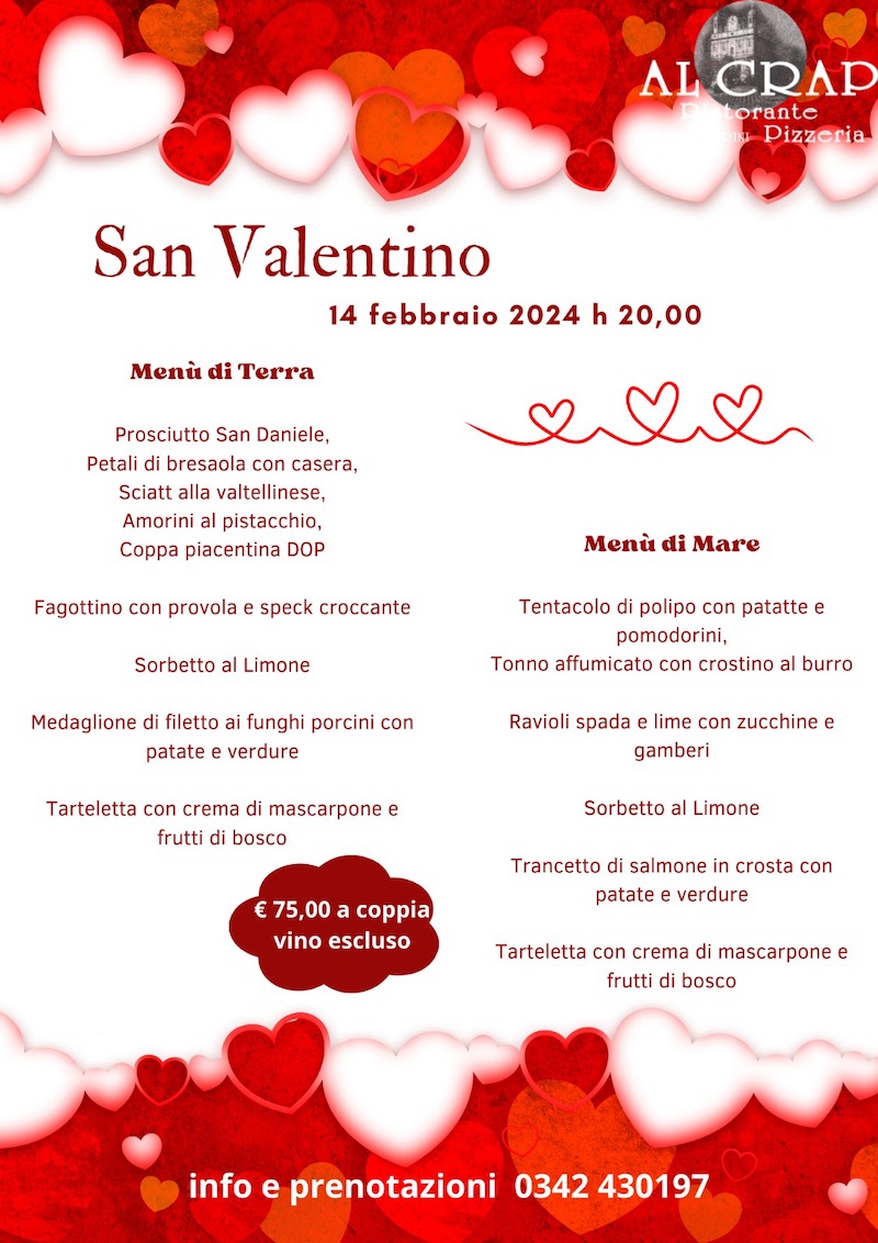 Cena romantica a lume di candela? | Blog di Valendario Valtellinese