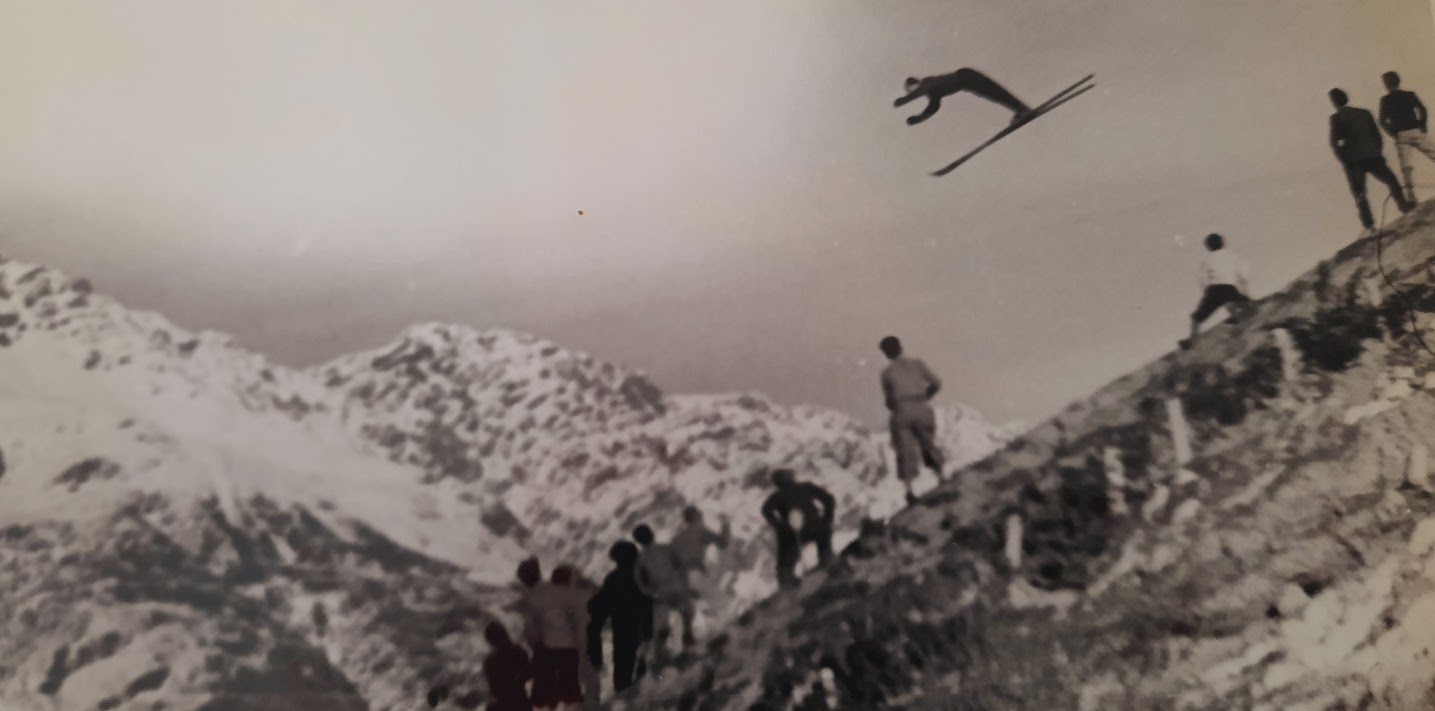 Aldo Trivella:campione valtellinese nel salto con gli sci dal trampolino | Blog di Valendario Valtellinese