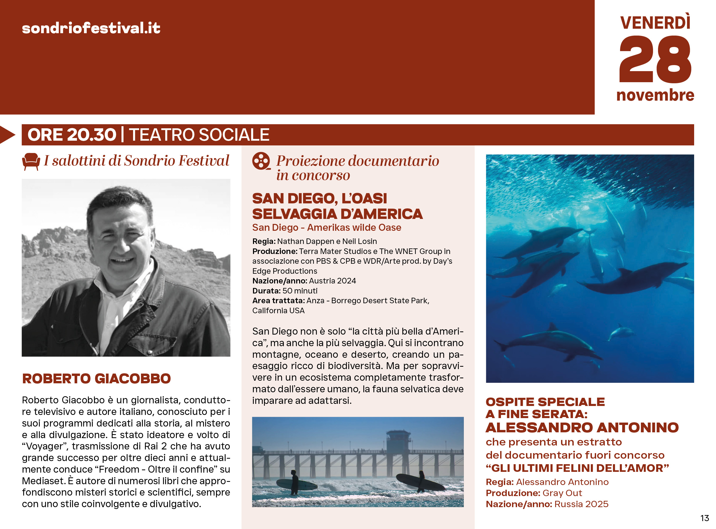 Immagine gallery evento Sondrio Festival 2025