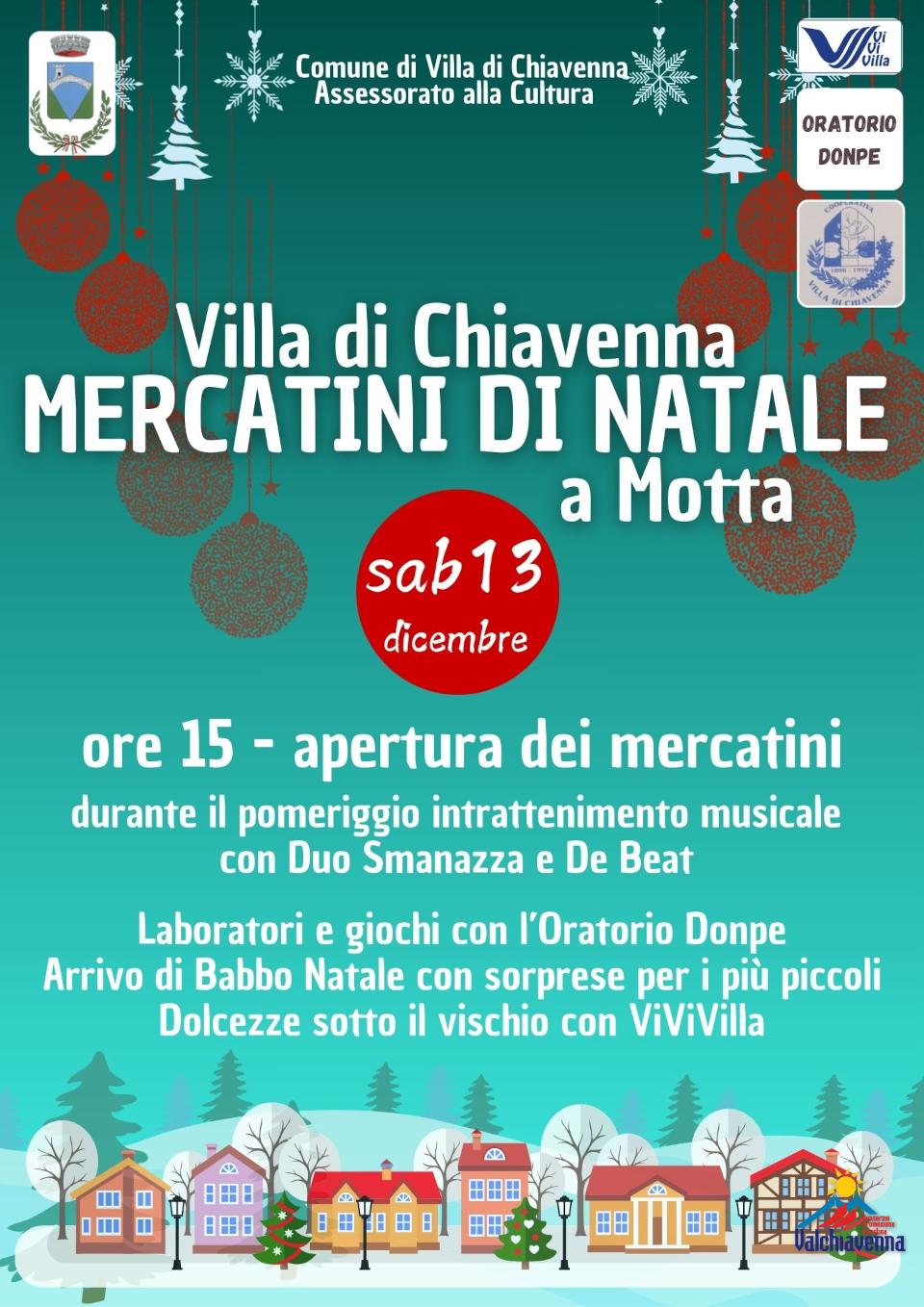 Immagine gallery evento Mercatini di Natale in Valtellina e Valchiavenna