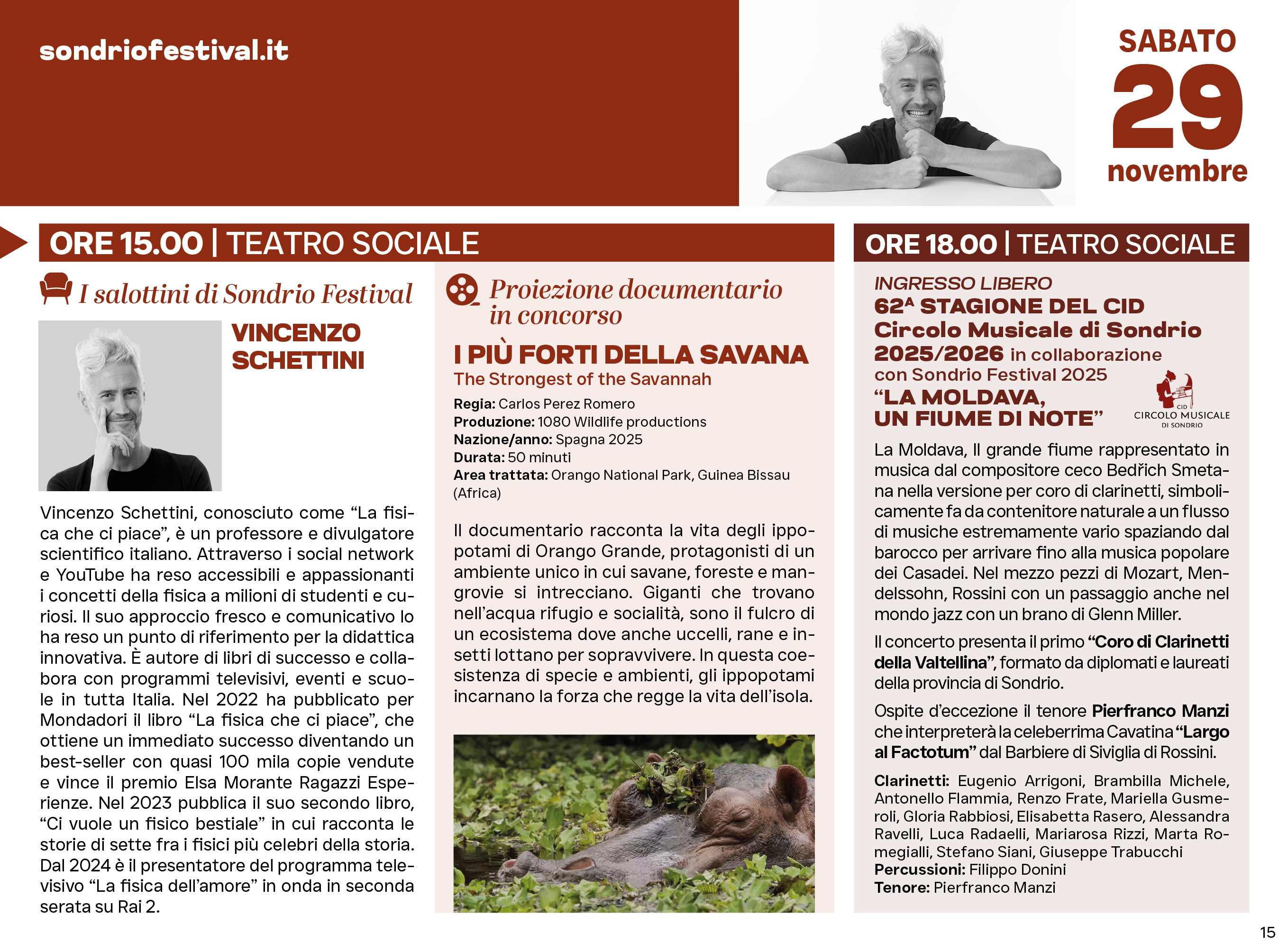 Immagine gallery evento Sondrio Festival 2025