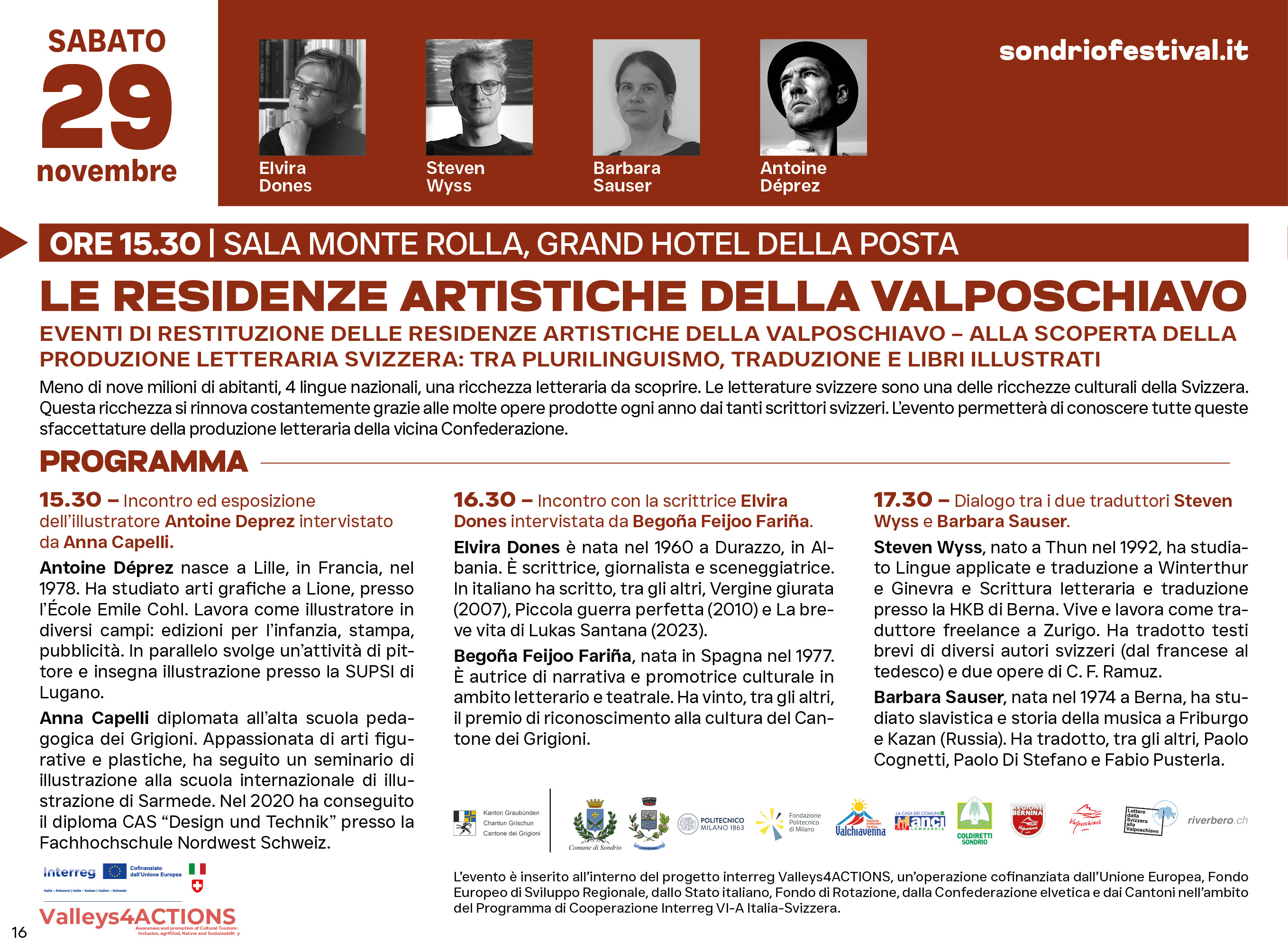 Immagine gallery evento Sondrio Festival 2025