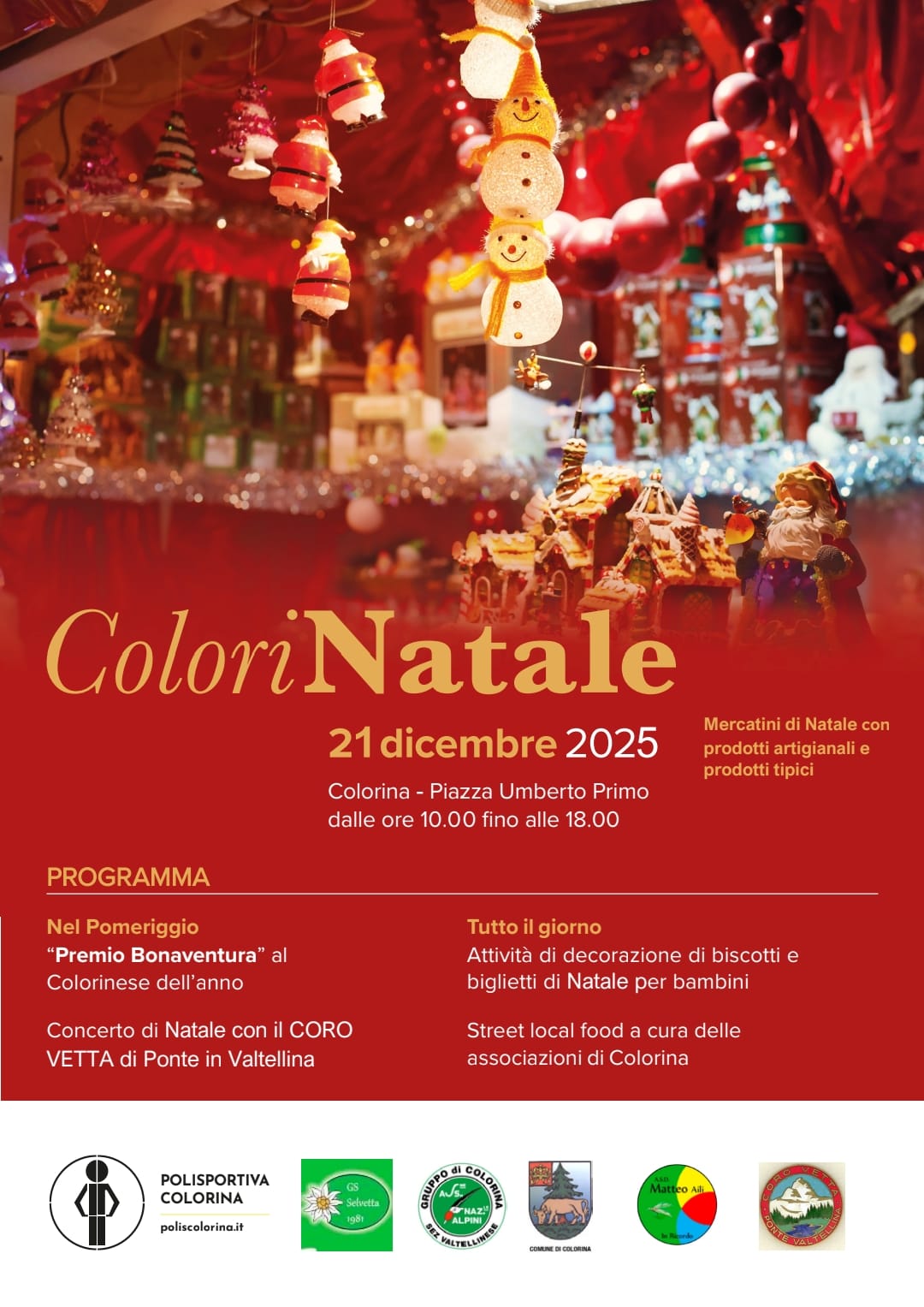 Immagine gallery evento Mercatini di Natale in Valtellina e Valchiavenna