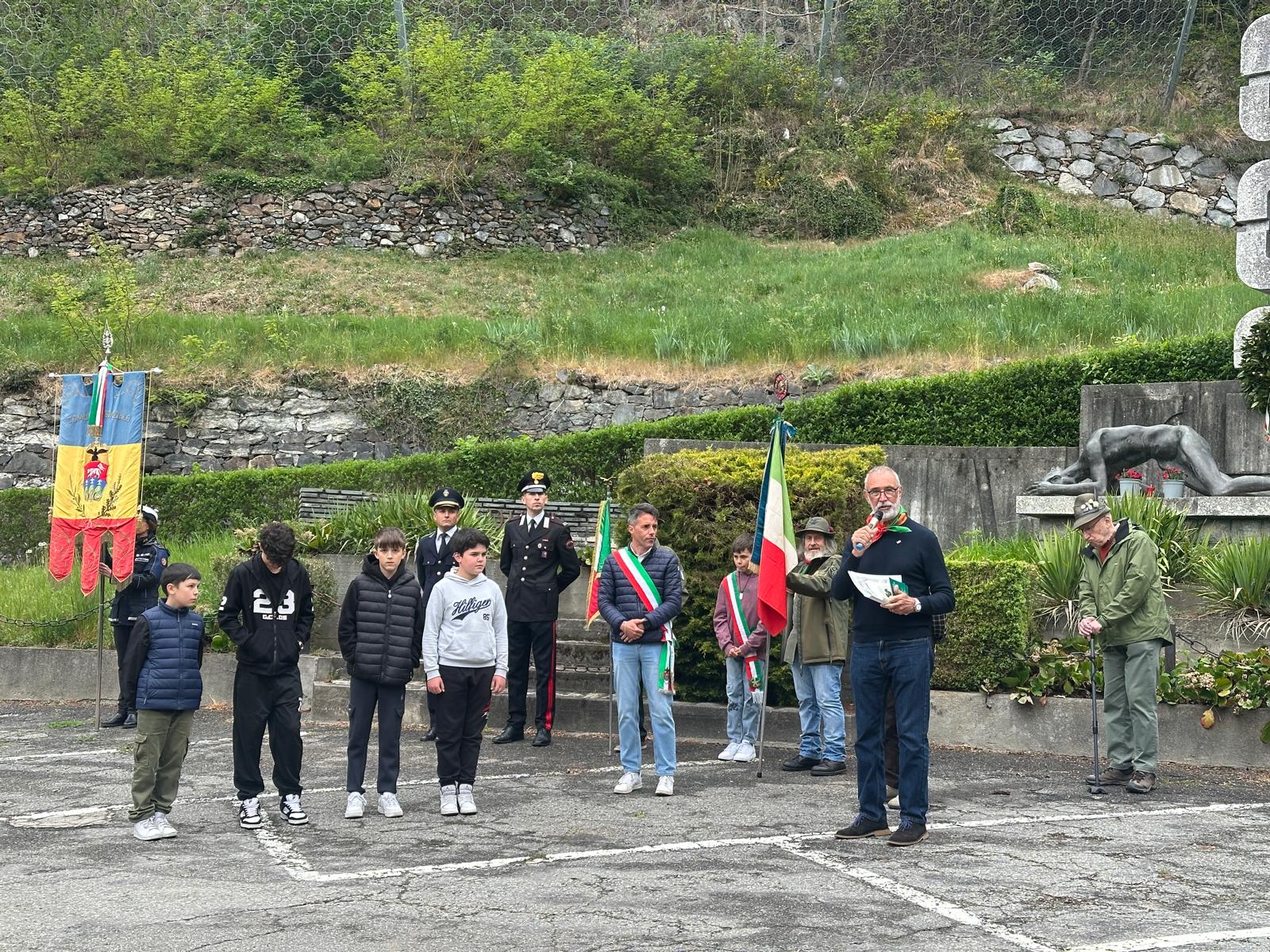 Immagine gallery articolo Sondalo ha celebrato  l’81° anniversario della Festa della Liberazione con scuole e comunità