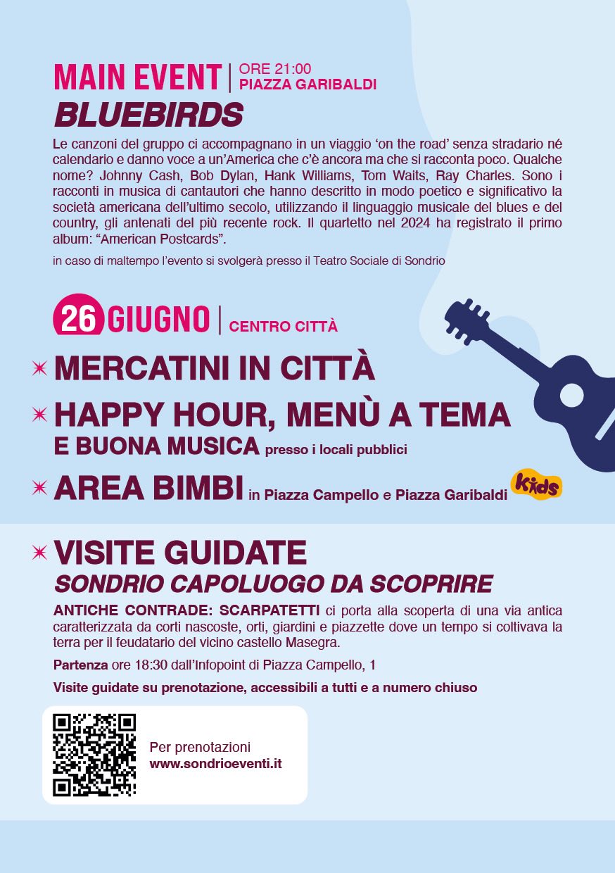 Immagine gallery evento Sondrio Estate 2025