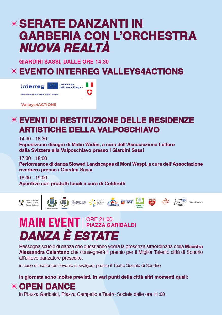 Immagine gallery evento Sondrio Estate 2025