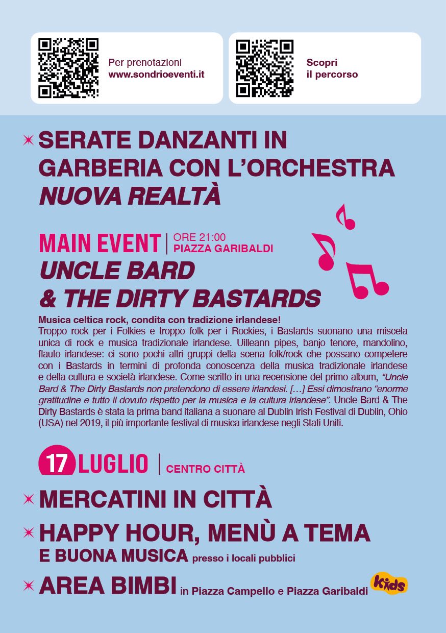 Immagine gallery evento Sondrio Estate 2025