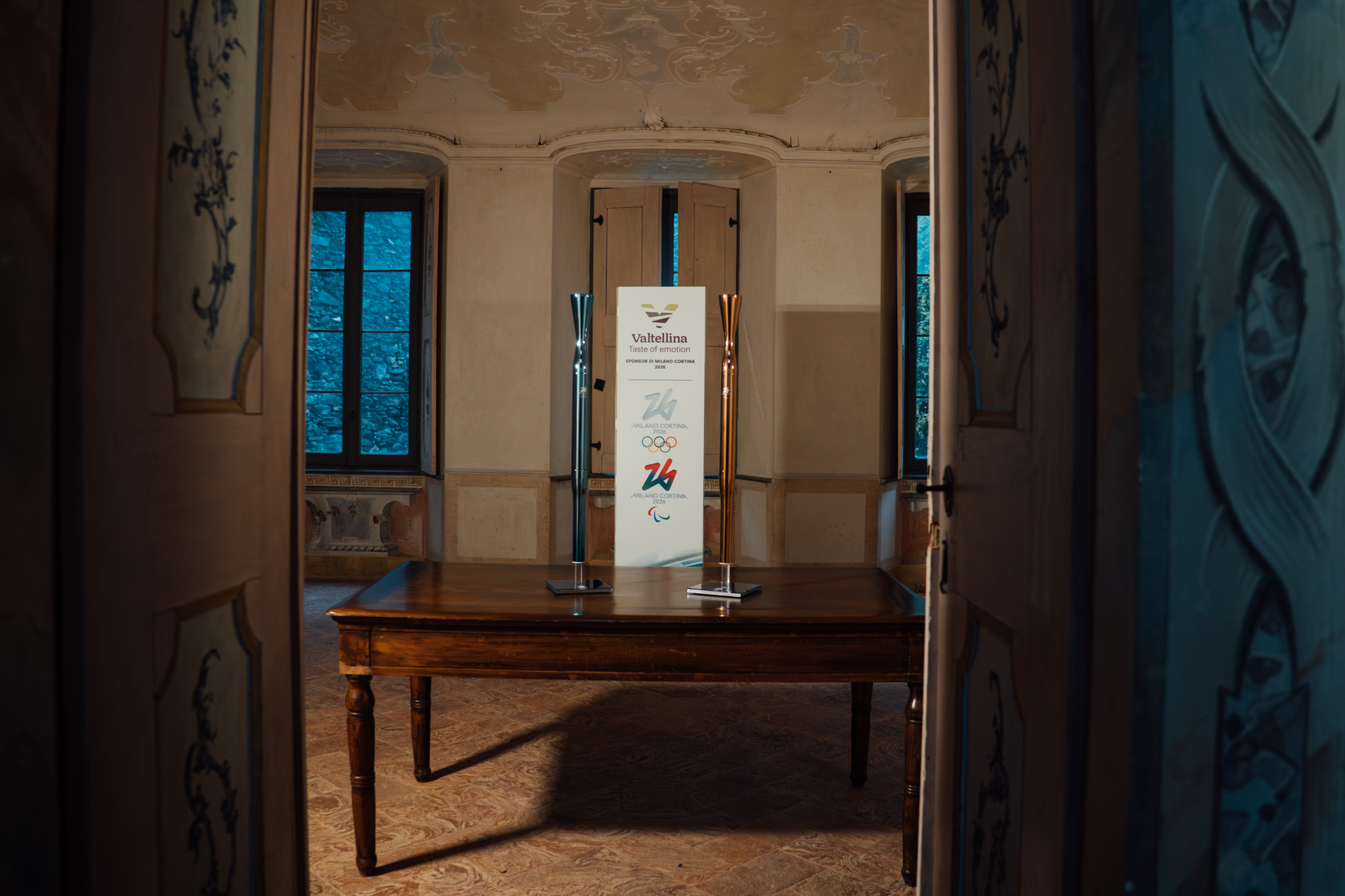 Immagine gallery articolo Esordio di Morbegno in Cantina bagnato ma illuminato dalle torce olimpiche e paralimpiche di Milano Cortina 2026