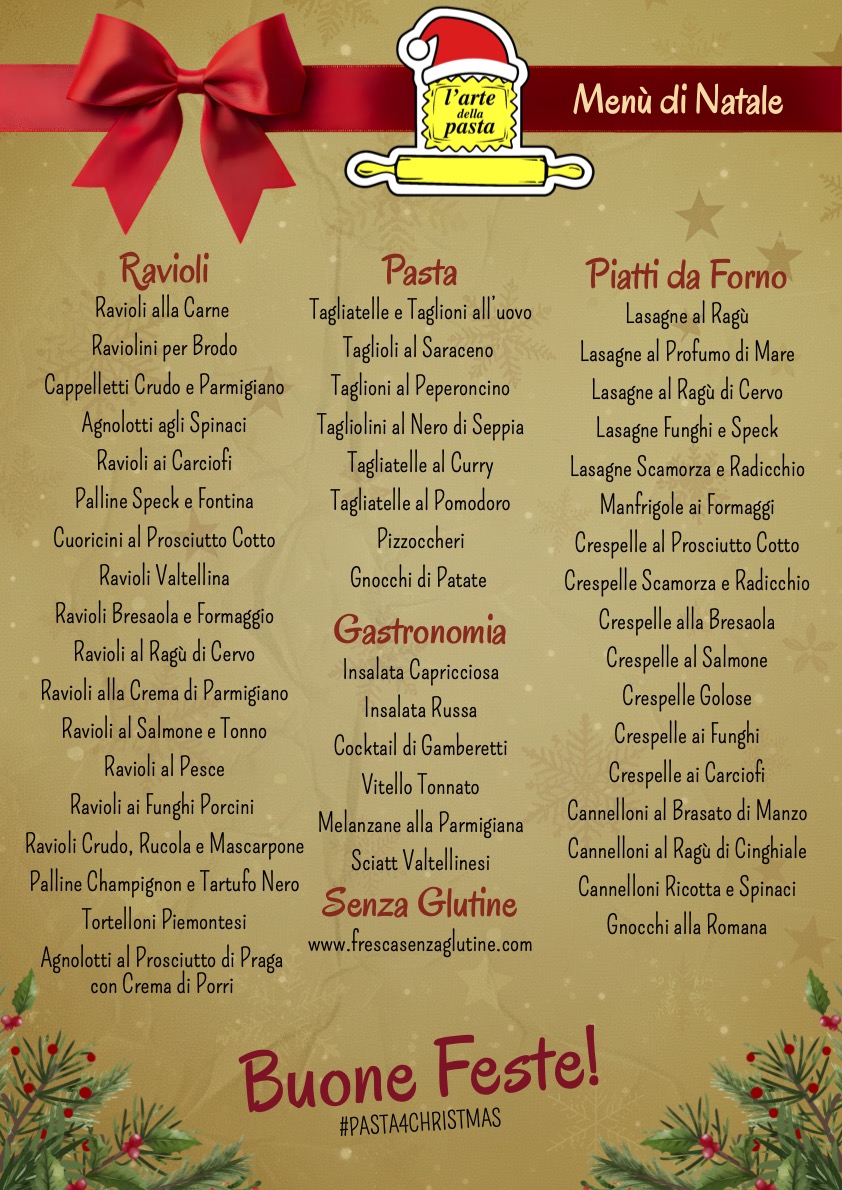 Immagine gallery evento Menù delle Feste all'Arte della Pasta