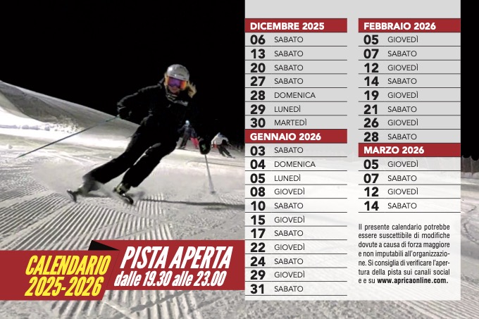 Immagine gallery evento Prossimamente ad Aprica