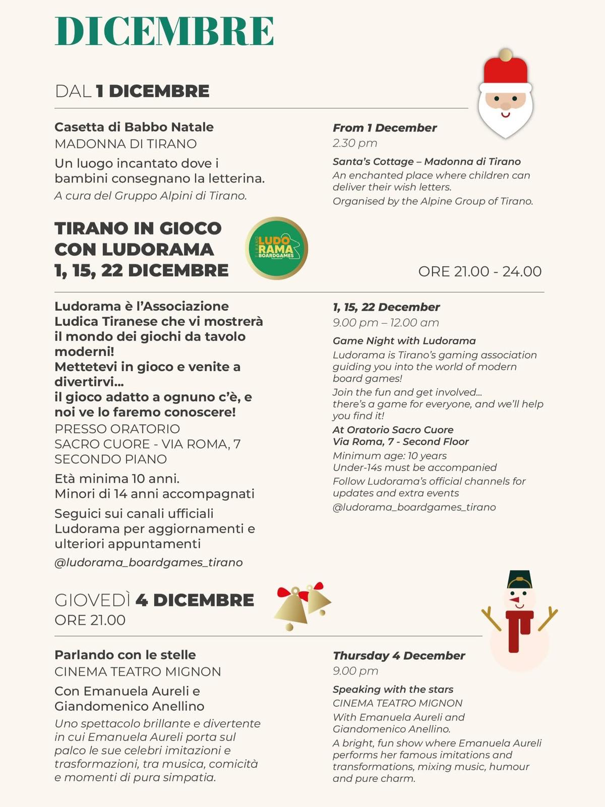 Immagine gallery evento Natale:Tirano si accende 2025
