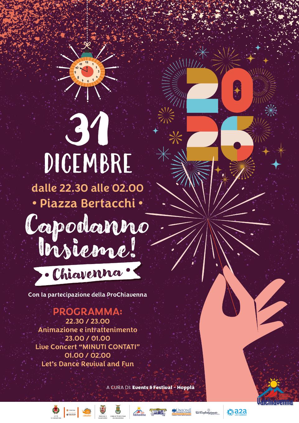 Immagine gallery evento Capodanno in piazza in Valtellina e Valchiavenna