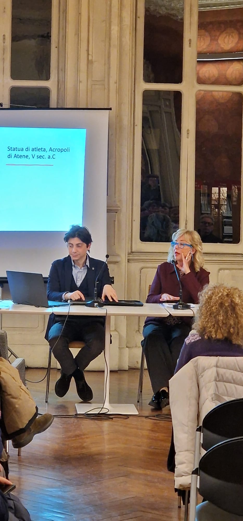 Immagine gallery articolo Grande partecipazione alla Biennale di Sondrio per la conferenza di Marina Mattei sulle origini delle Olimpiadi alla Biblioteca Civica Pio Rajna