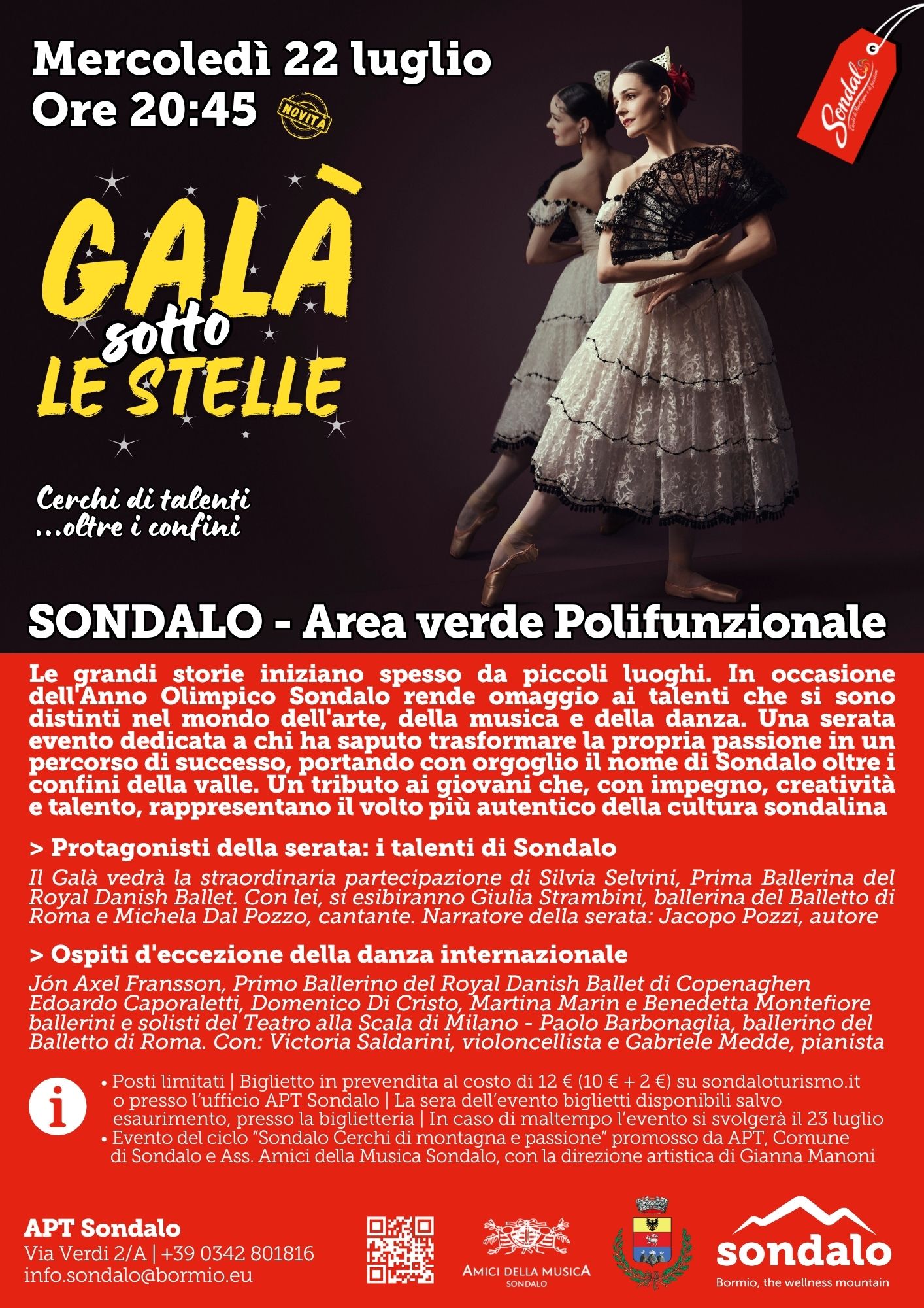 Immagine gallery articolo A Sondalo va in scena il "Galà sotto le stelle"