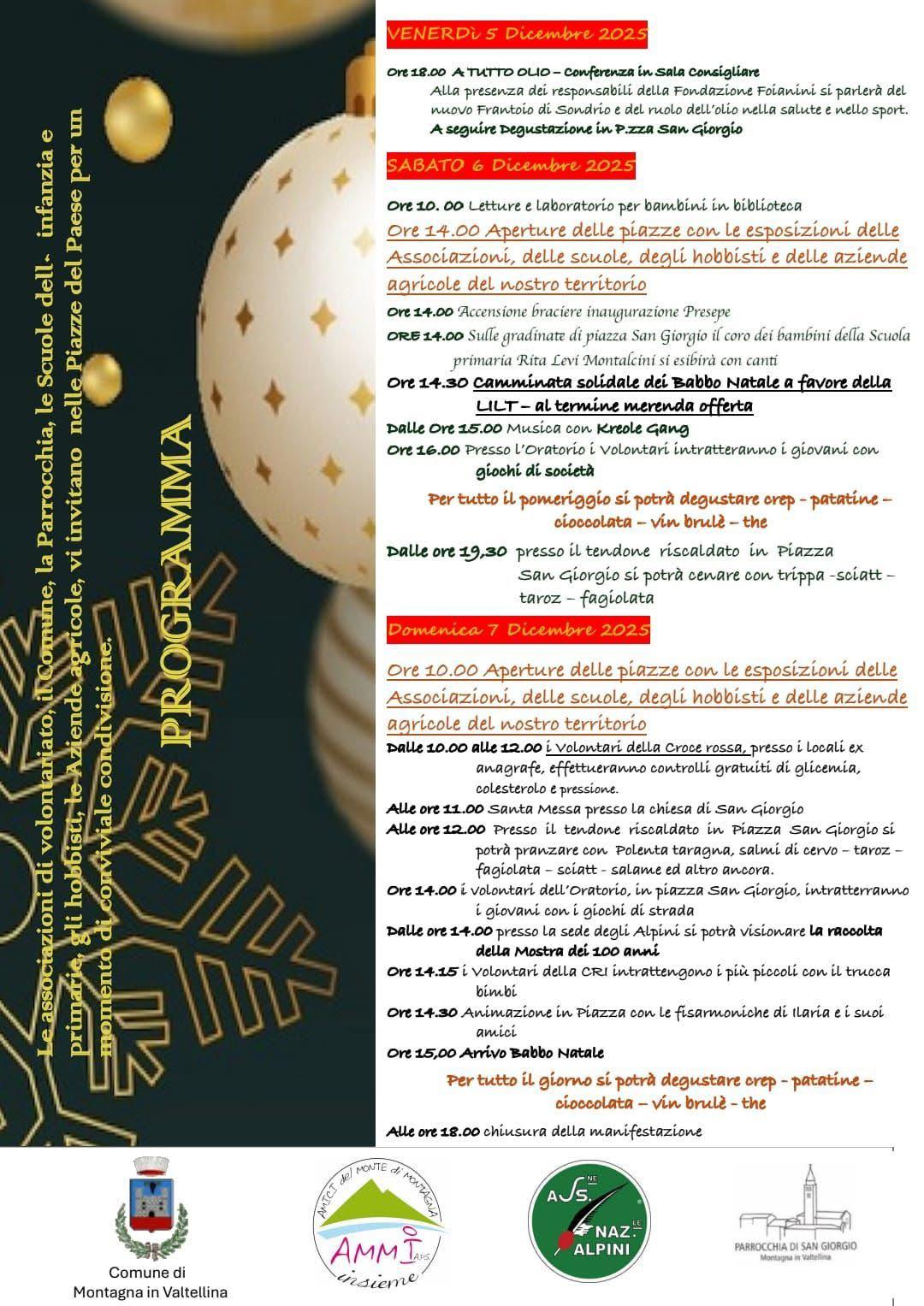 Immagine gallery evento Mercatini di Natale in Valtellina e Valchiavenna